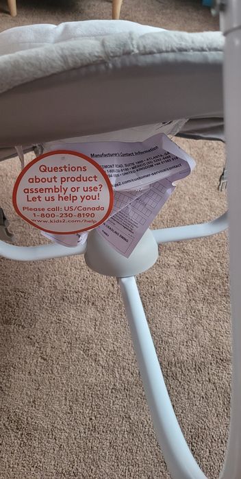 Ingenuity 10875 Huśtawka Dziecięca Sowa i Lew z Melodią
