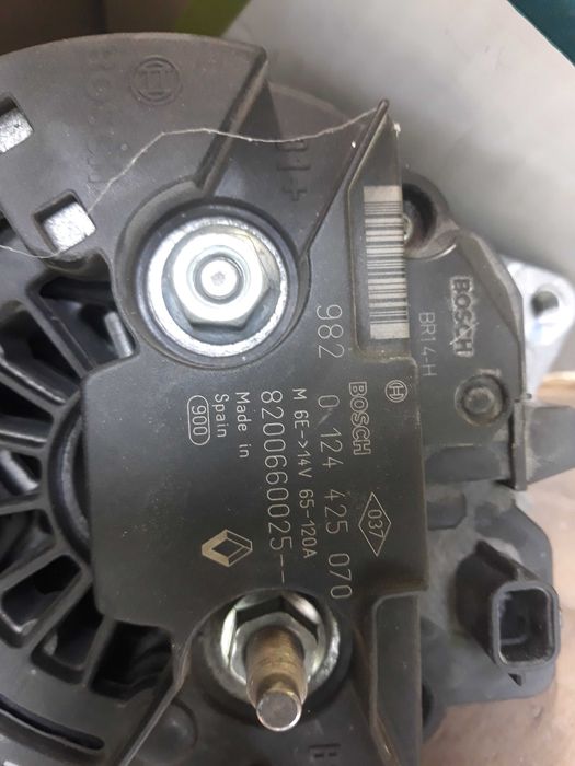 scenic III, megan III , 1.6 16V 1.5 DCI alternator Bosch 14v 120A