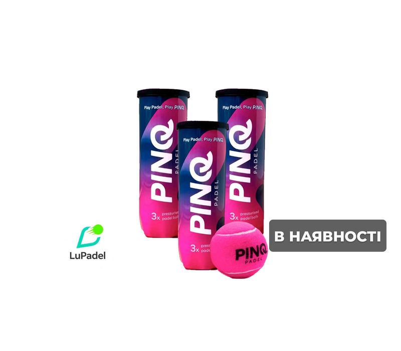 Мячі для падель-тенісу PINQ Padel Balls