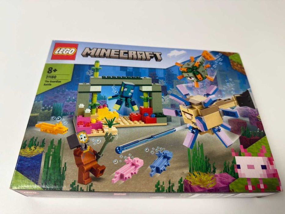 Lego 21180 Minecraft The Guardian Battle Майнкрафт Лего