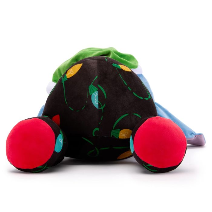 Peluche Disney Stitch deitado com gorro de Natal (novo)