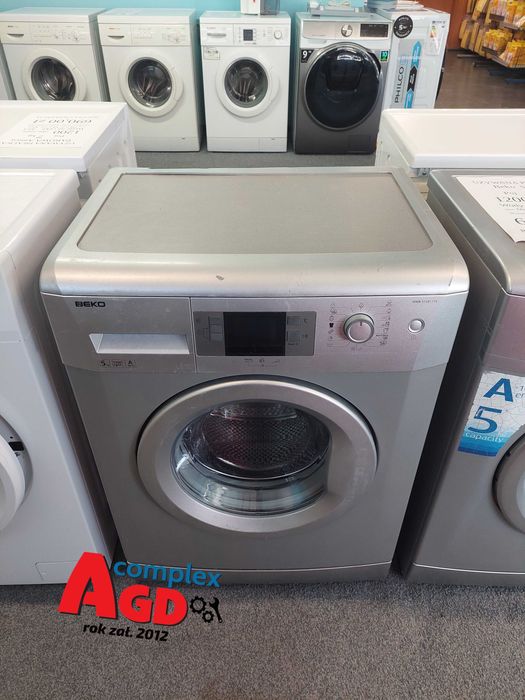 ROK GWARANCJA Pralka Beko WMB51241PTS SLIM Wyświetlacz 1200 obr. PUPIL