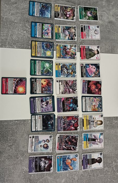 Lote de 180 cartas Digimon