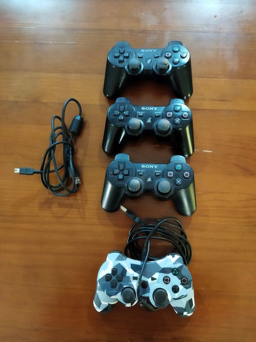 PS3+4comandos+12jogos