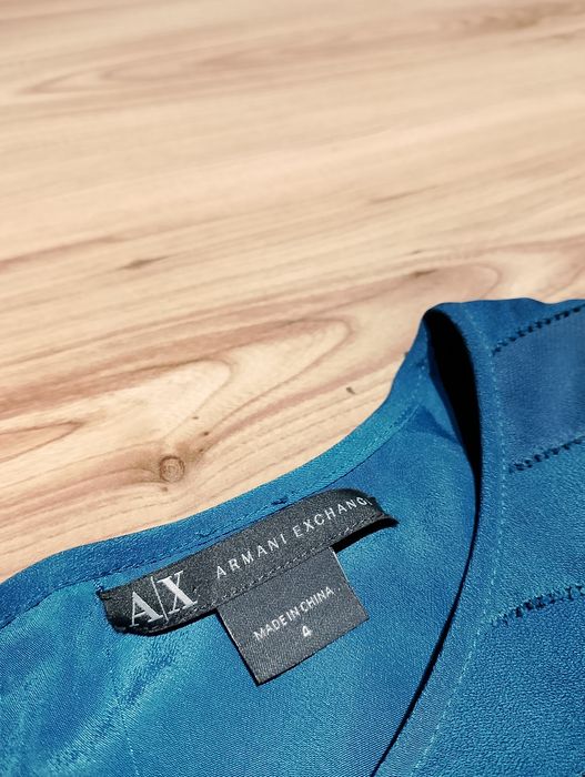 Niebieska Sukienka Armani Exchange