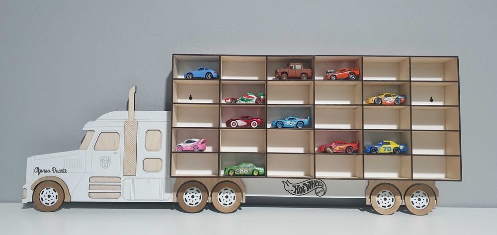 Suporte para carrinhos personalizado