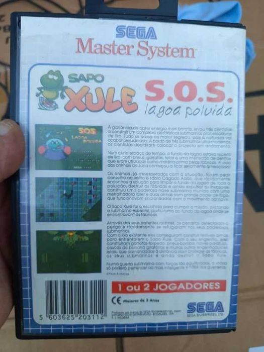 Jogo Master System Sapo Xulé