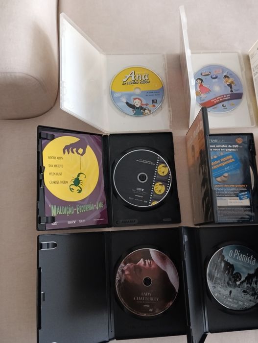 Coleção de DVDs originais