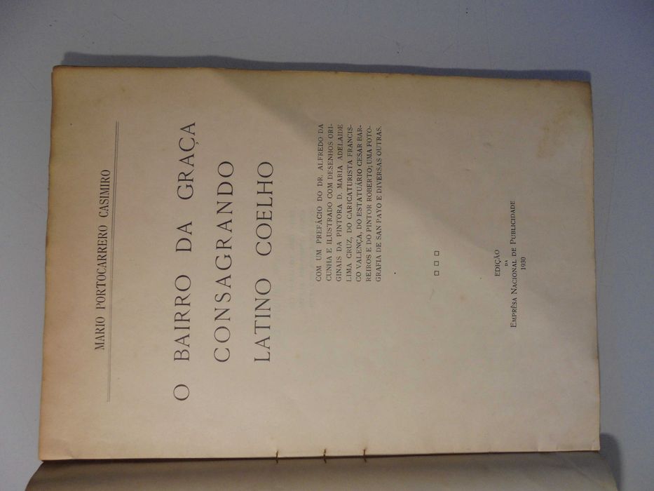 Casimiro (Mario Portocarrero); Bairro da Graça Consagran Latino Coelho