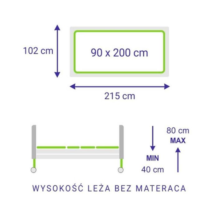 NOWE Łóżko rehabilitacyjne Elbur PB 331 Trend DOSTAWA MONTAŻ