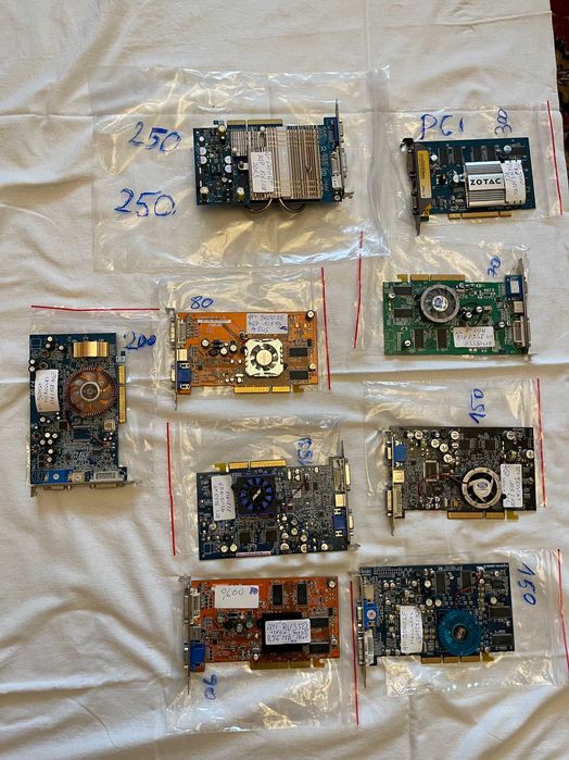 Karty graficzne retro AGP-PCI