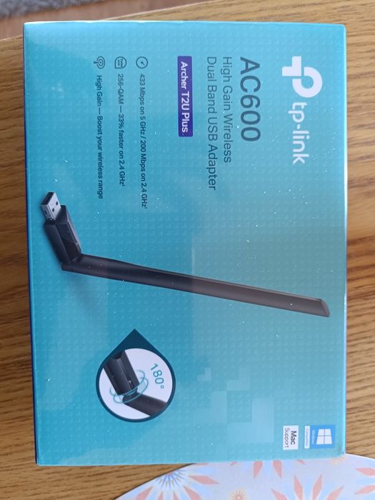 TP-LINK AC600 packaged in original box.64297533341057120