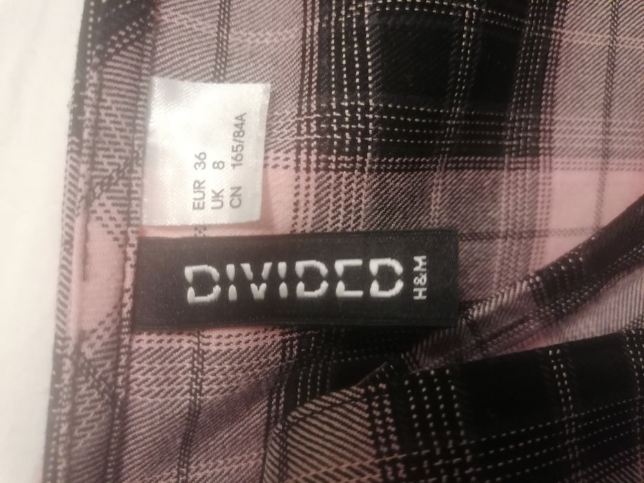 Sukienka w kratkę h&m 36