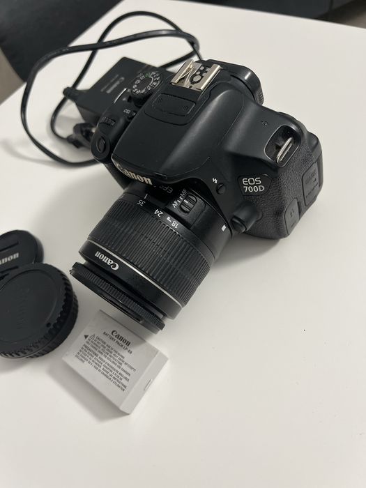 Canon eos700d + obiektyw