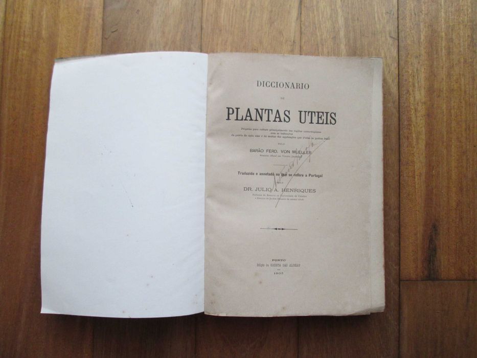 Agricultura - Botânica - Plantas - 2 Livros Antigos