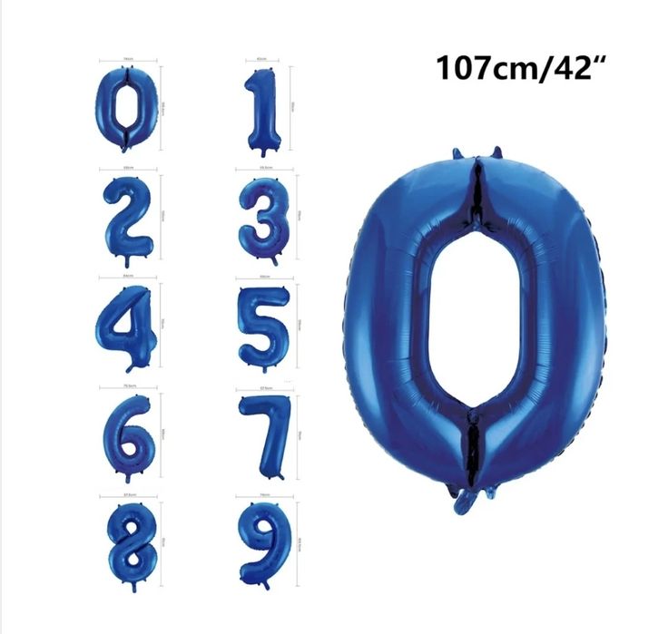 NOVOS Balões Números, Balões Letras, Velas Aniversário