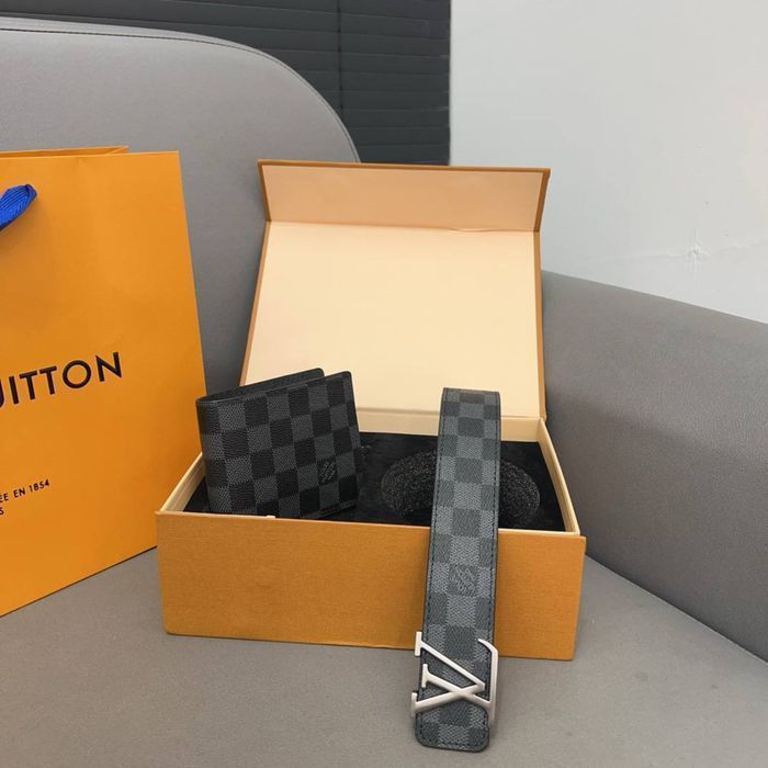 Ремень louis vuitton кошелек луи виттон ремінь та гаманець подарунок