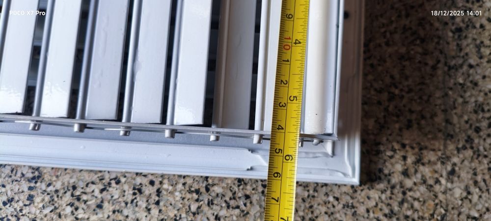 Grelhas de ventilação em alumínio