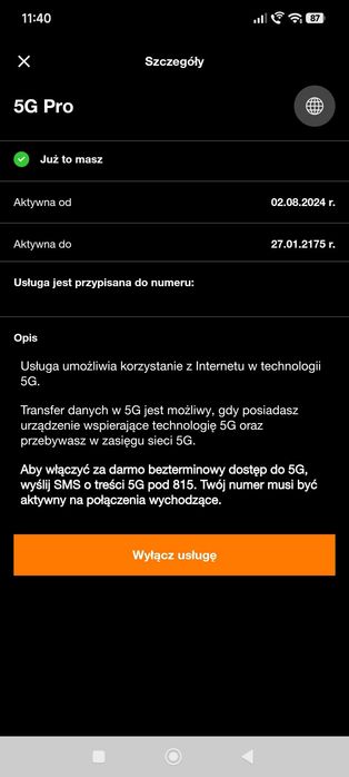 Orange Internet Na Kartę Bez Umowy 12000 Gb 12TB