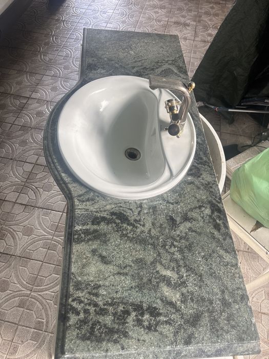 Pedra movel lavatorio 140cm