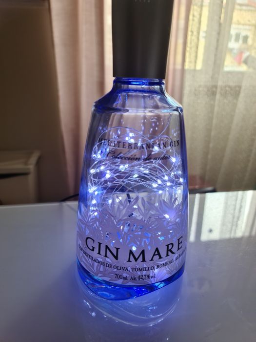 Candeeiro led garrafa gin