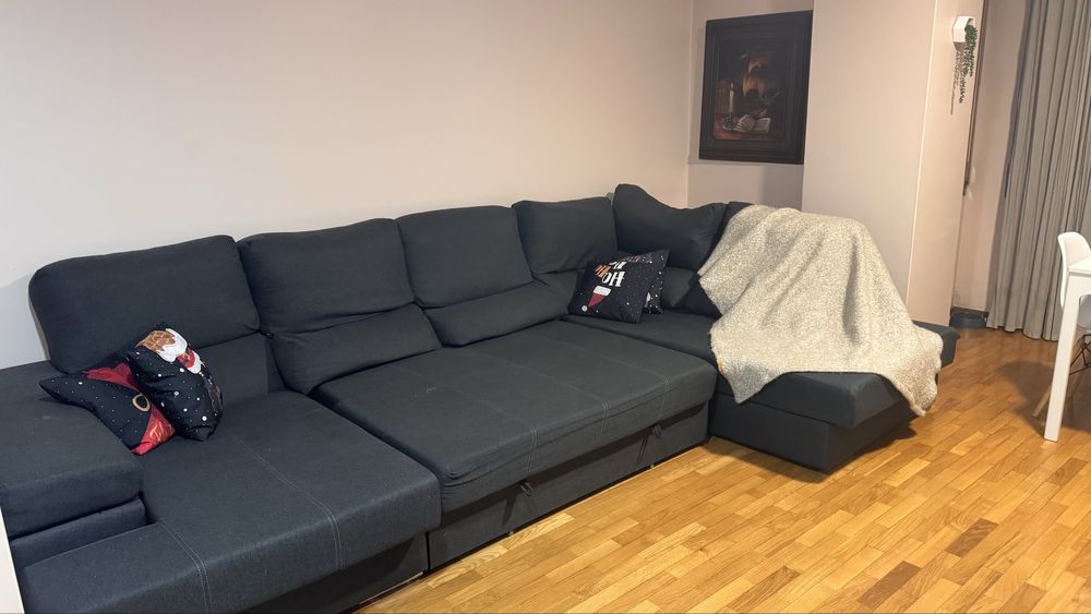 Sofa grande com chaise