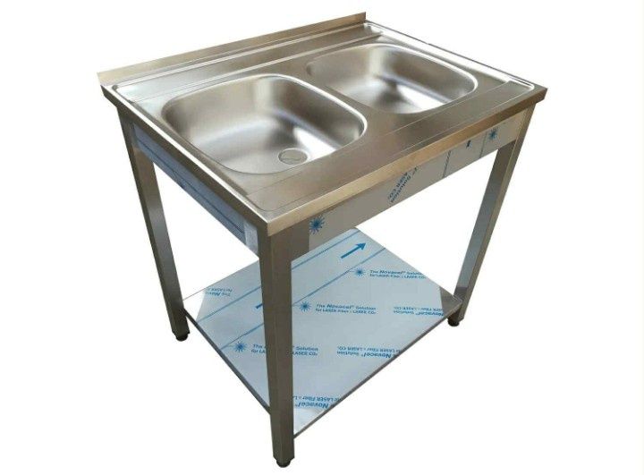 Zlew gastronomiczny 80x60x85 + syfon gratis