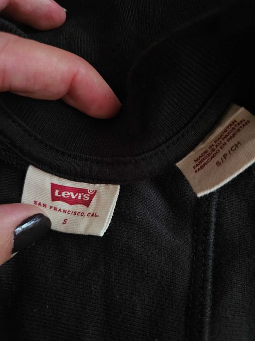 Bluza Levi's, rozmiar S, czarna, nowa, sport, classic, casual