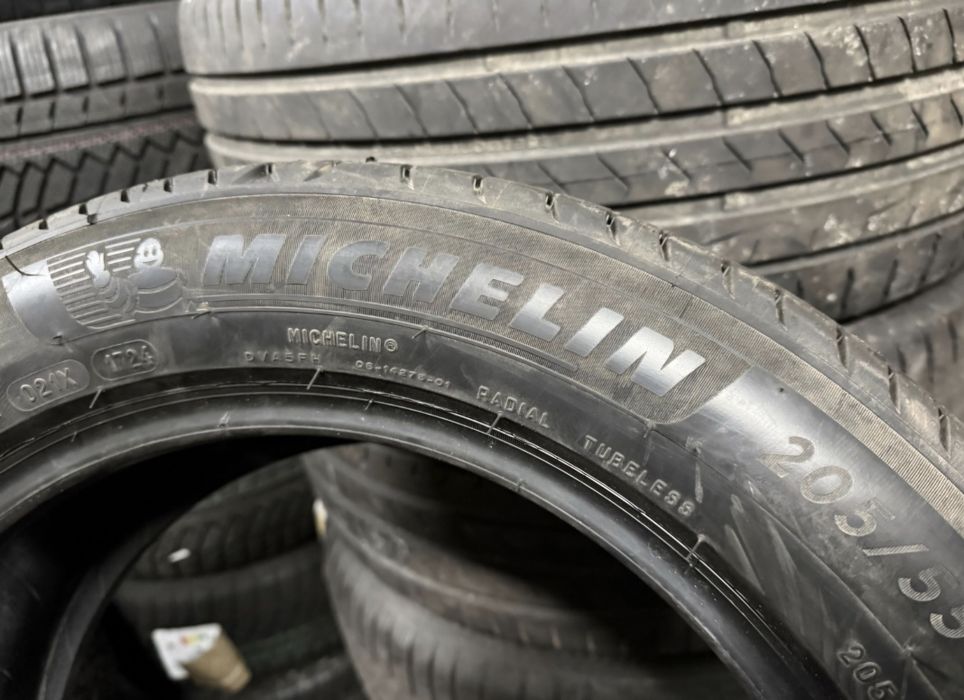 4x Michelin 205 55 r.17, 2024, 7,2 mm jak nowe