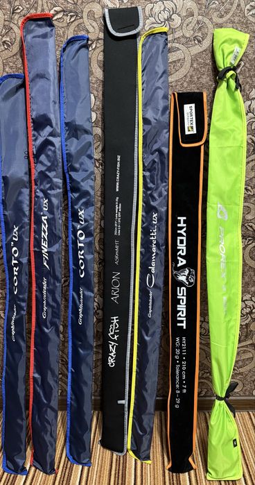 Спінінги daiwa, crazy fish, graphiteleader, sportex