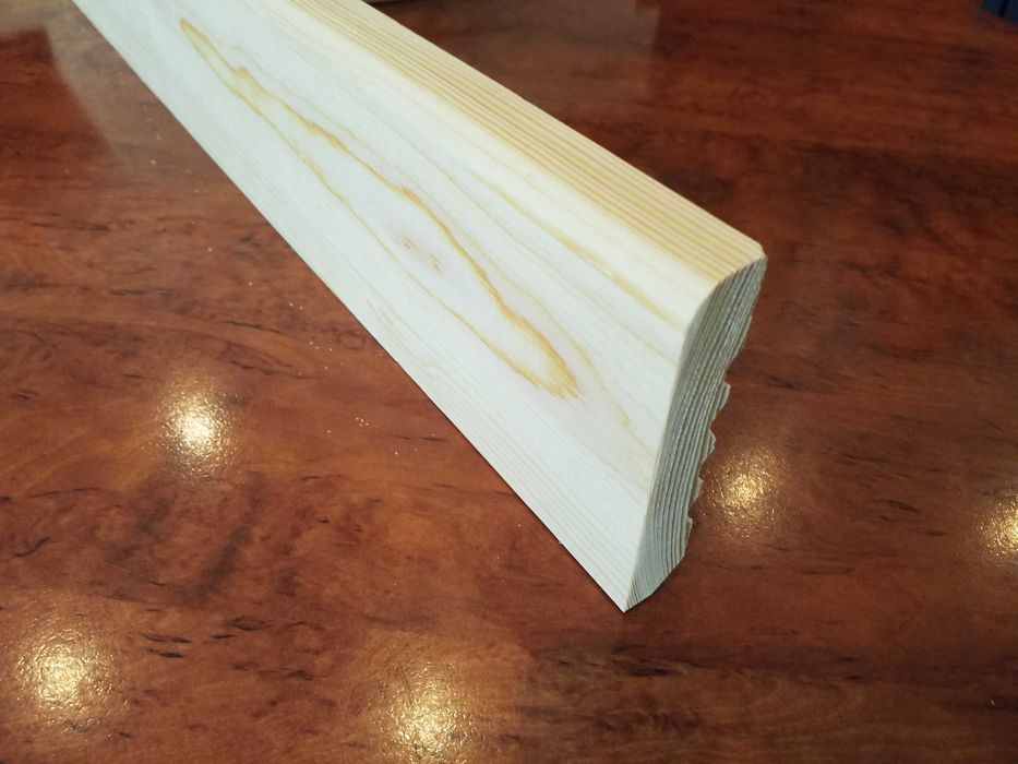 Listwy podłogowe 18x95 mm szerokie cokół  plintus gładki  drewniane