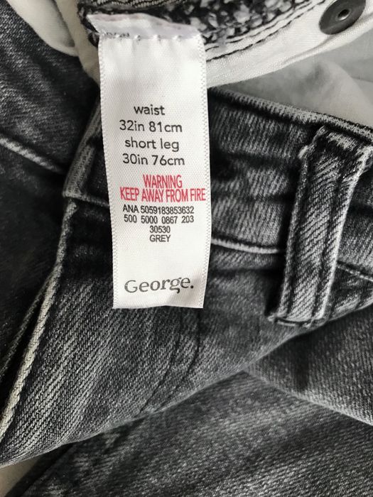 w32 l30 / якісні плотні джинси George стрейчеві в ідеальному стані