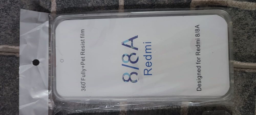 Pack 2 capas  telemóvel novas 360° clear Redmi 8/8A