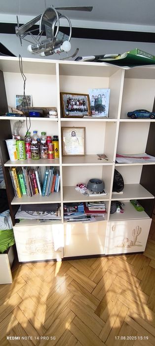 Kpl mebli meblik szafa, biurko, komoda, łóżko,  szafka, szuflady