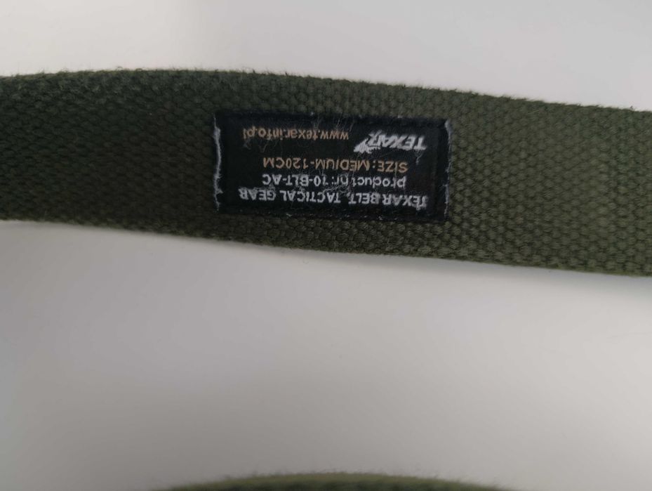 Wojskowy Pasek Parciany Texar Olive