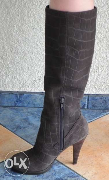 Reserved buty kozaki 37 szare szary