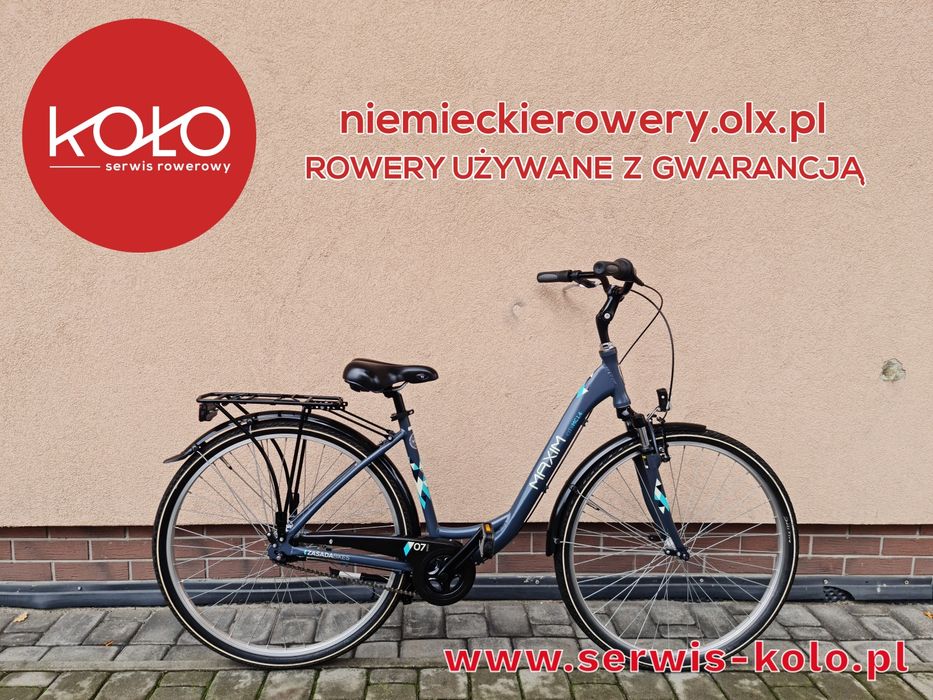 Rower damski miejski MAXIM koła 28 SHIMANO NEXUS okazja aluminium