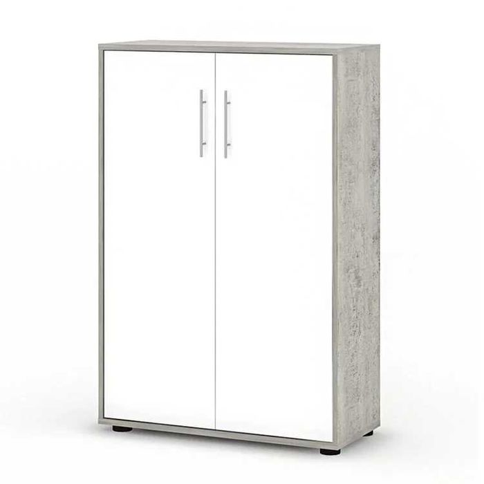 79x119x34 (beton + biały mat)Nowa Komoda Omega