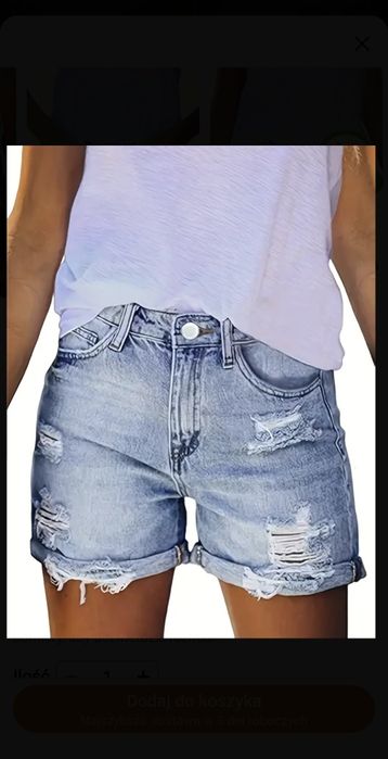 Spodenki jeansowe XL nowe!!!