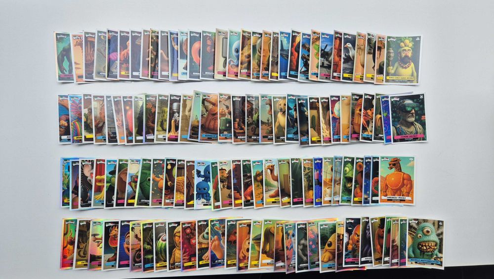 Italian Brainrot Panini Caderneta nova + 256 cromos (por colar)