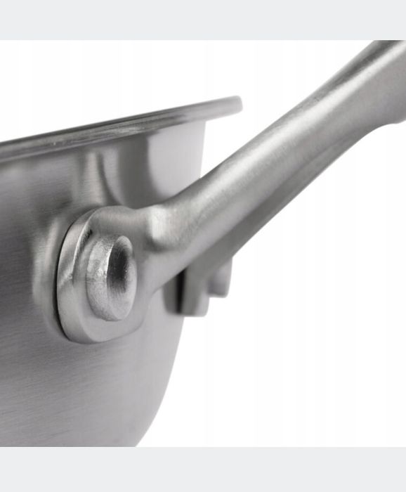 Patelnia stalowa tradycyjna z pokrywką 26cm non stick