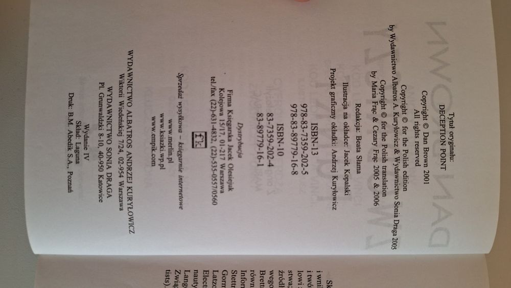 Zwodniczy Punkt - Dan Brown