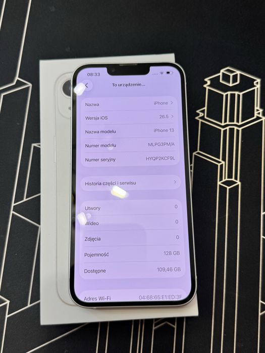Apple iPhone 13 128GB Biały