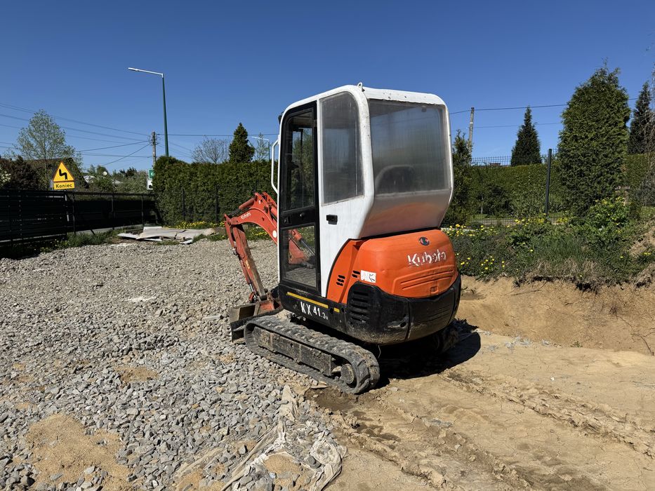 Wynajem Mini Koparki Kubota z operatorem lub bez Krosno Jasło Brzozów