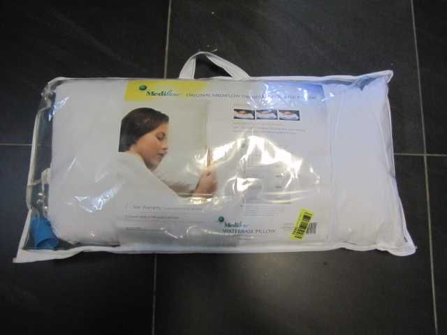 Mediflow Poduszka Wodna, Bawełna, Biały, 40 cm x 80 cm