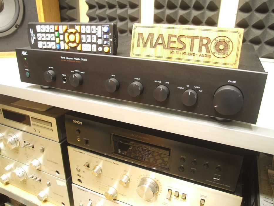 Підсилювач AMC 3025A. 2х45. ENGLAND. 4-16 Ом. Пульт. Без передплати