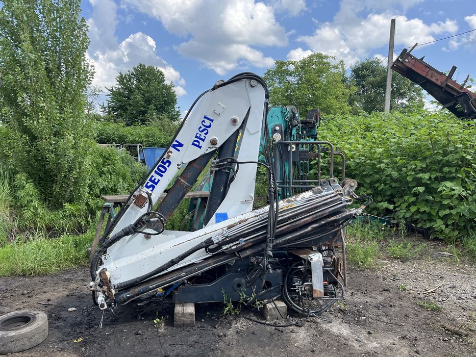 Кран маніпулятор Pesci 105 7.7м        hiab palfinger Atlan fassi