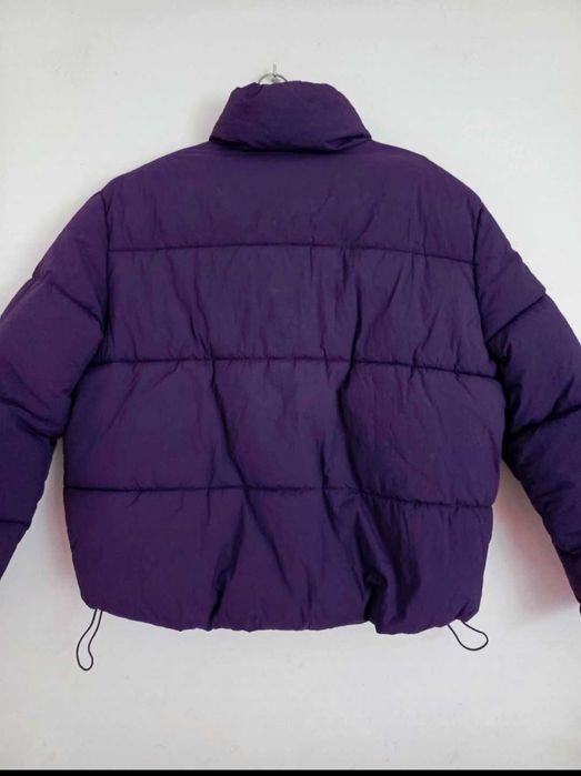 Piękna fioletowa kurtka puffer oversize Sinsay 36 S