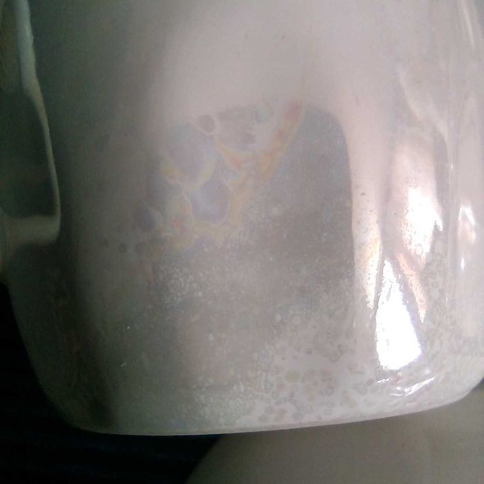 Набор посуды с перламутром (люстр), 7 предметов, розы