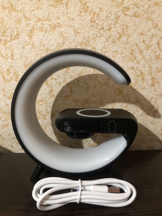 Розумна лампа колонка зарядка G